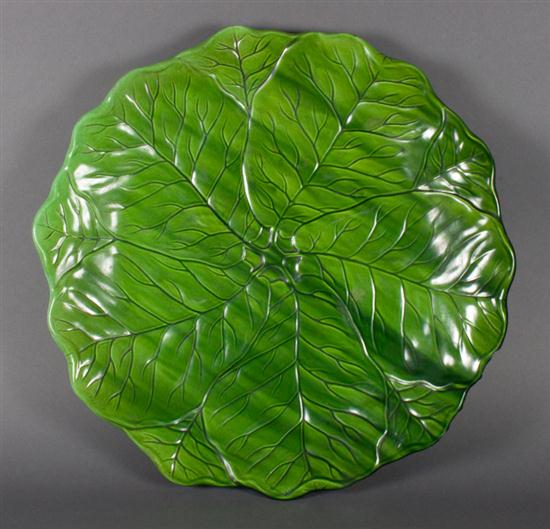 Minton majolica leaf form jardiniere 139a26