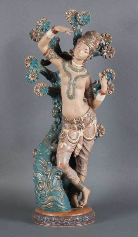 Lladro Gres Bali dancer modeled 139a50