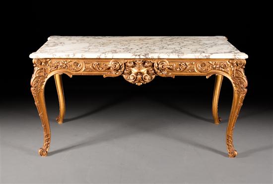 Napoleon III style carved giltwood