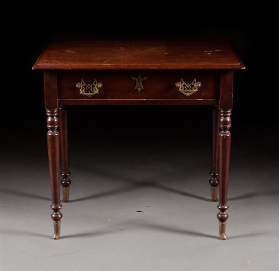 Early Victorian turned mahogany 139ab2