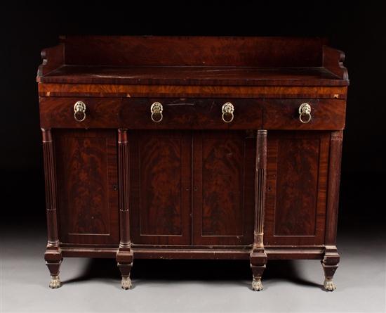 American Classical carved mahogany 139aaf