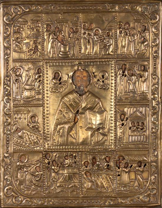 19th century Russian Icon depicting 139ad7