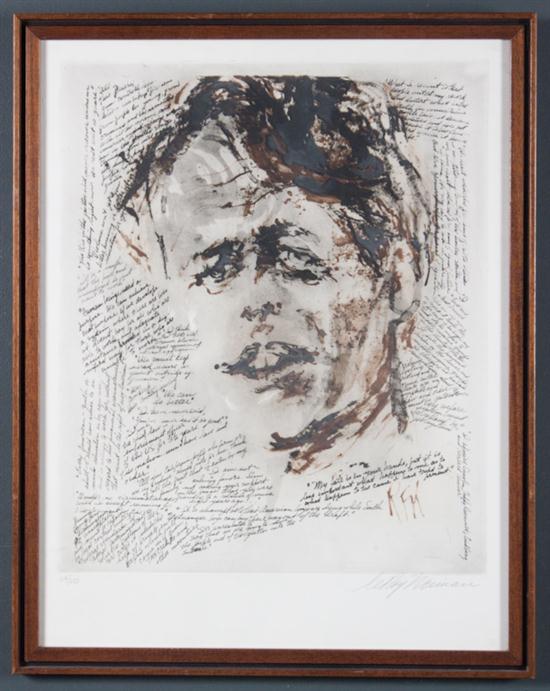 LeRoy Neiman American b 1921 RFK  139b25