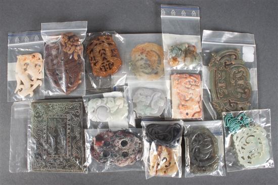 Assortment of Chinese carved jade 139b6b