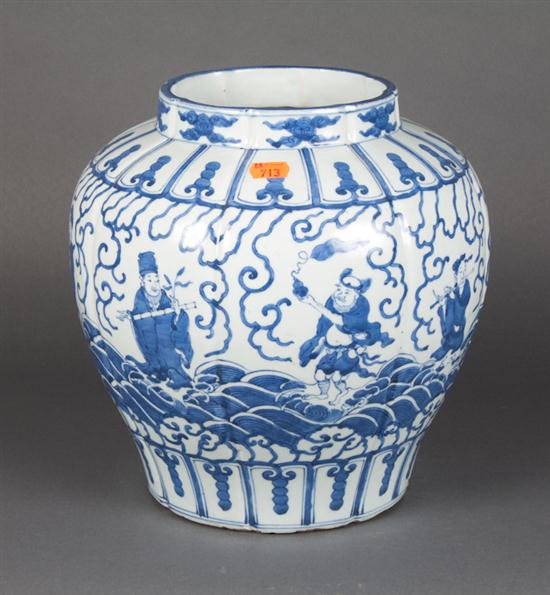 Ming style blue and white porcelain 139bac