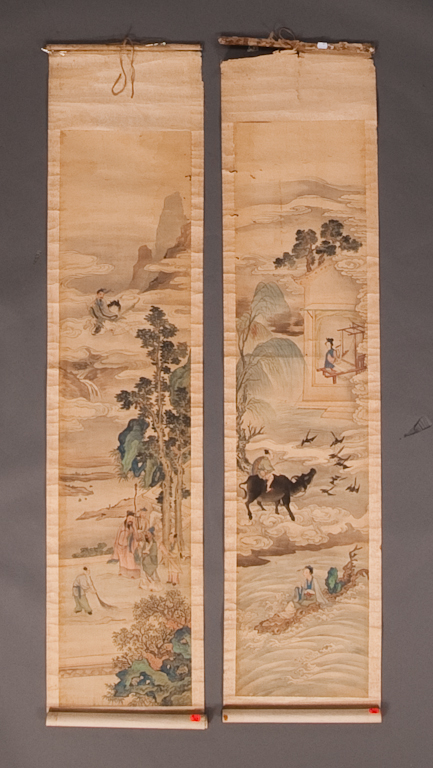 Pair of Chinese paintings with 139bc8