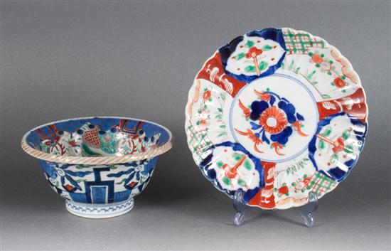 Japanese Imari porcelain bowl and 139bed