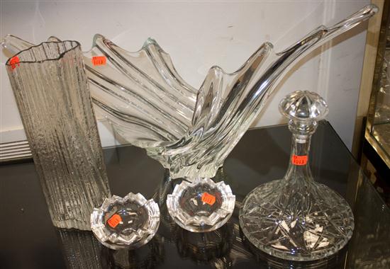 Pair of Rosenthal glass ashtrays 139cdb