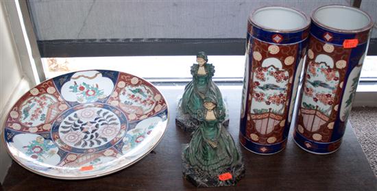 Three Japanese Imari porcelain