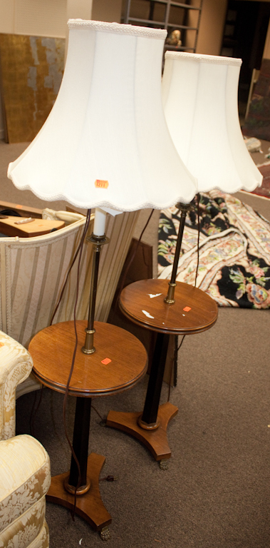 Pair of maple lamp tables with 139d94