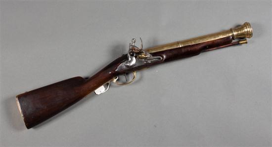 English flintlock blunderbuss circa