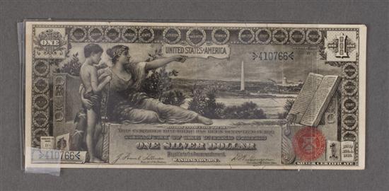 United States Currency 1 00 Silver 139e20
