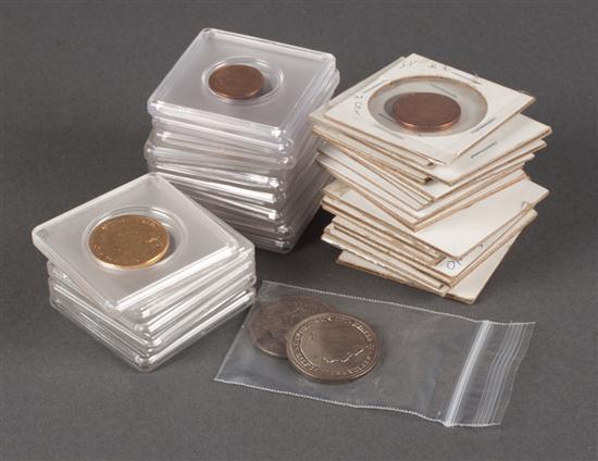 United States: Selection of bronze silver