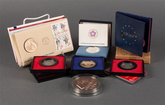 United States: Assorted bronze and pewter