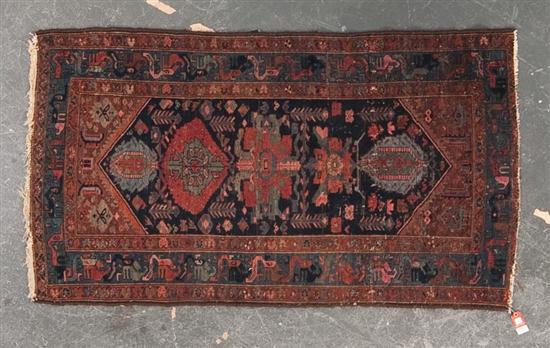 Antique Hamadan rug Persia circa 139e9c