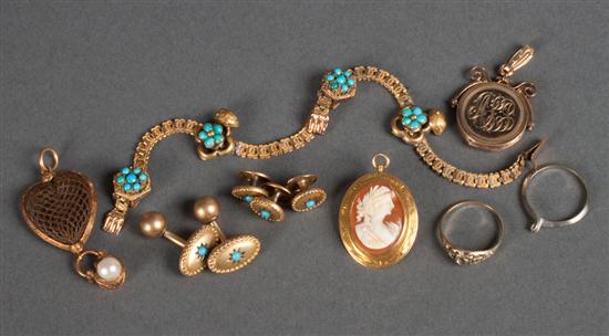 Group of Victorian jewelry including  139f0e