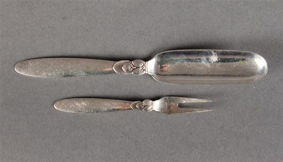 Danish sterling silver marrow spoon