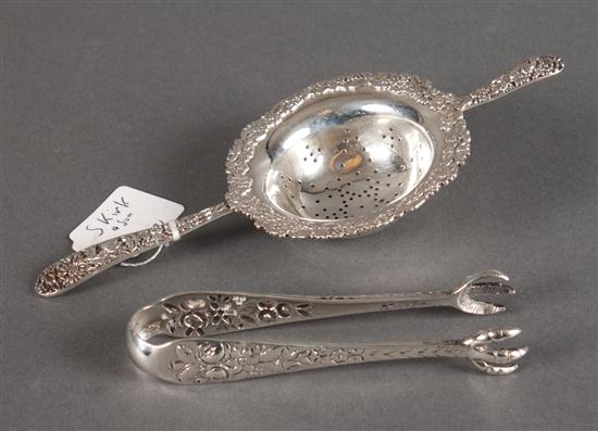 Two American silver serving pieces