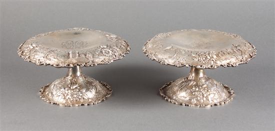 Pair of American repousse sterling 139f9f