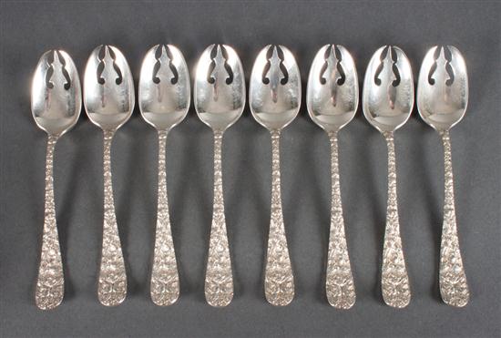 Eight American repousse sterling 139fe6