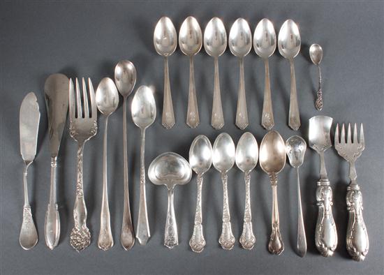 Seventeen assorted American sterling 139fe8