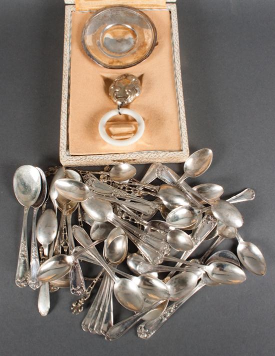 Assortment of Italian silver demitasse 139ff5