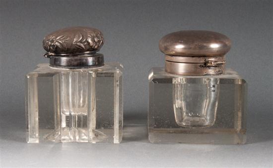 Two American sterling silver-mounted