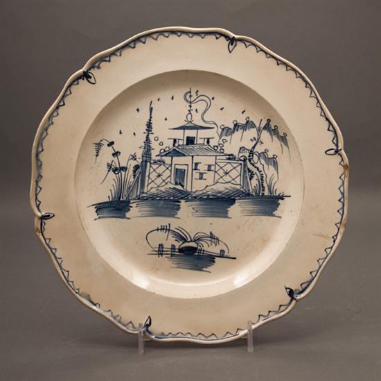 Staffordshire chinoiserie blue 13a039