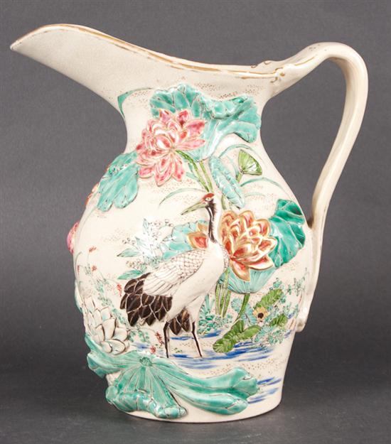 Japanese Satsuma earthenware pitcher 13a053