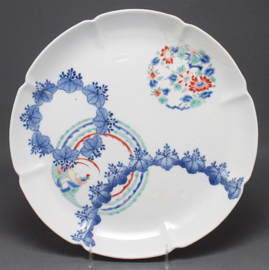 Japanese kakiemon porcelain dish 19th