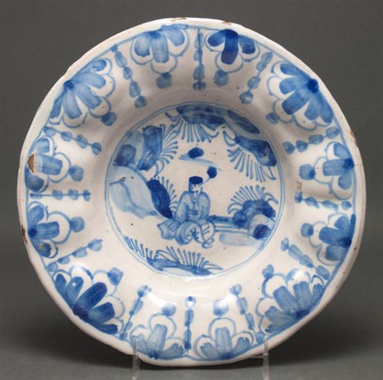 Continental faience bowl 19th century;