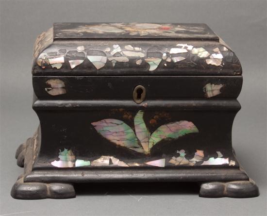 Victorian mother-of-pearl-inlaid