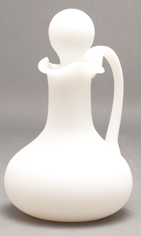 American satin glass cruet probably 13a0bc