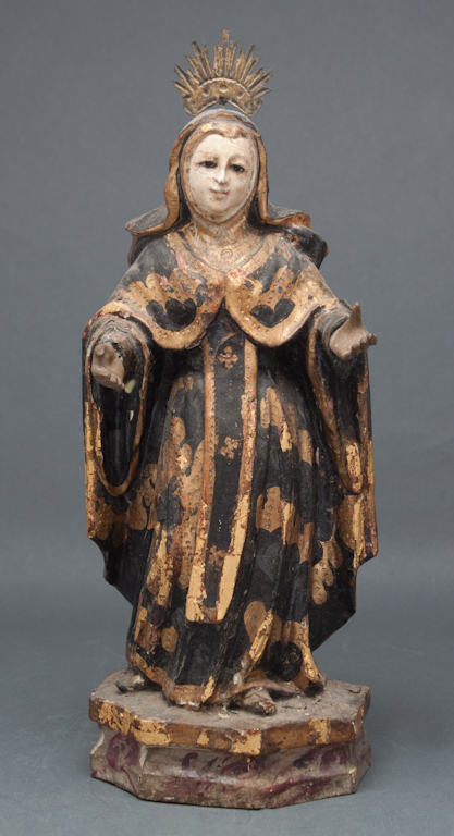 Spanish Colonial carved and polychrome 13a119