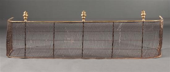 Late Federal brass and wirework