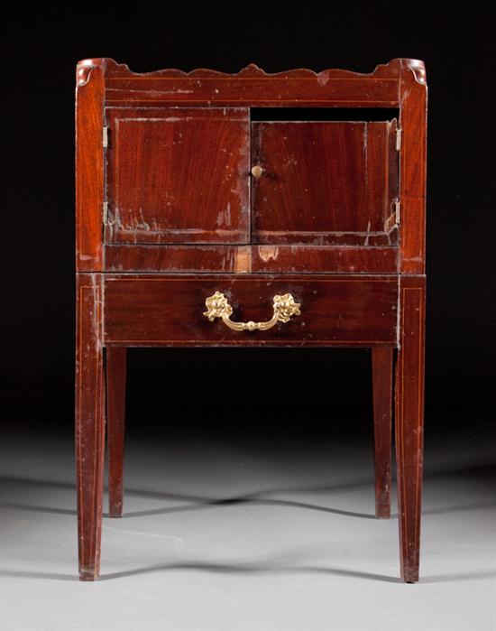 George III mahogany commode cabinet 13a177