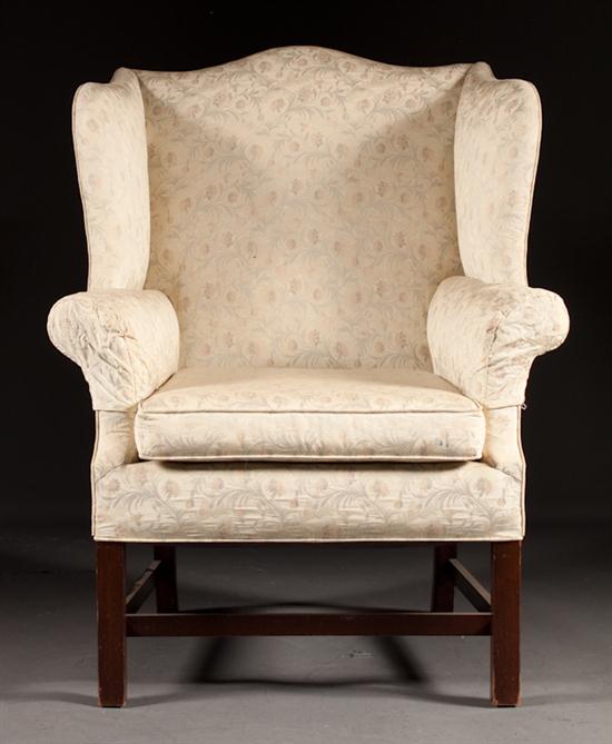 Chippendale style mahogany upholstered 13a17f