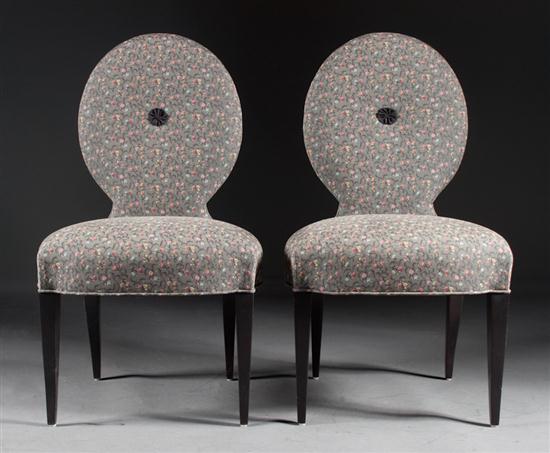 Pair of contemporary Italian ebonized 13a1bd