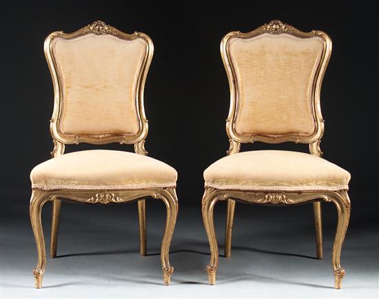 Pair of Louis XV style carved giltwood 13a1bf