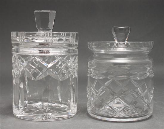 Waterford molded crystal condiment 13a28e