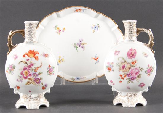 Meissen porcelain floral decorated