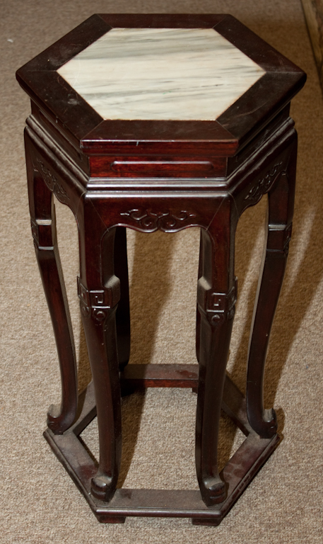 Chinese Export hardwood plant stand 13a2e4