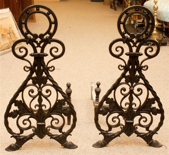 Pair of Victorian style painted 13a304