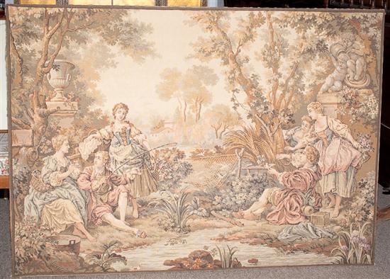 Belgian style tapestry on stretcher 13a322
