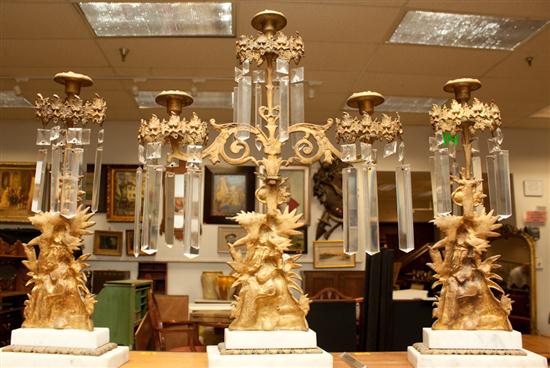 Set of American classical gilt metal 13a357