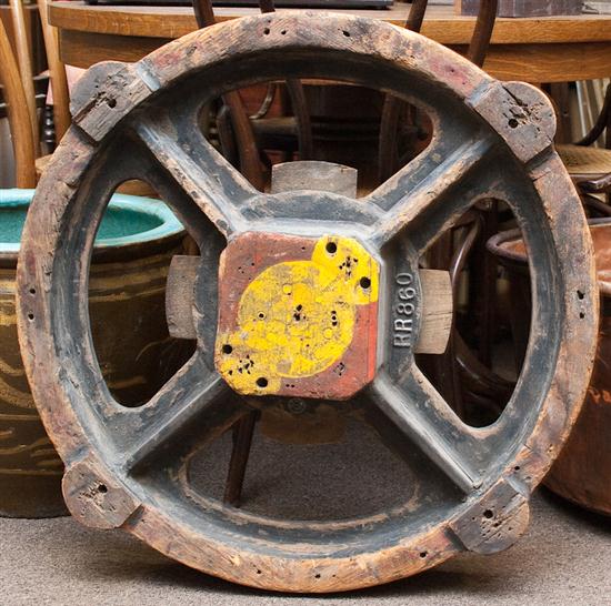 Painted wood wheel mold Estimate