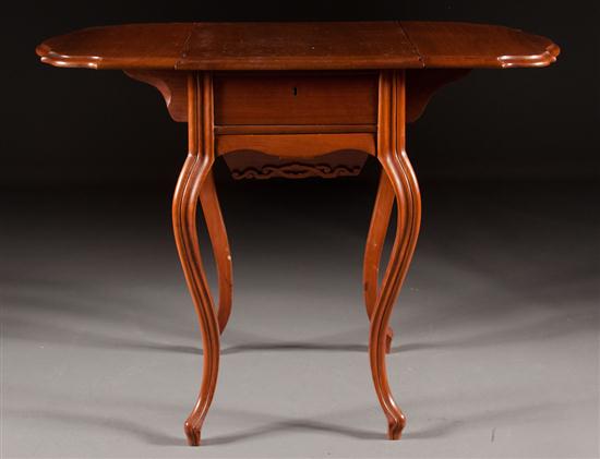 Louis XV style mahogany drop leaf