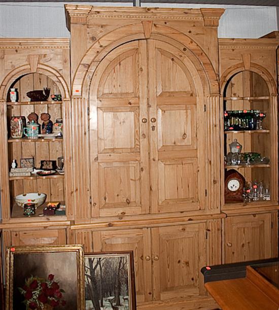 Neoclassical style three-part cabinet