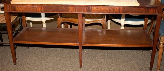 Federal style mahogany sofa table 13a3cc