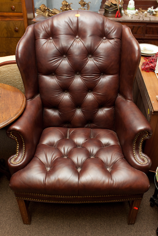 George III style mahogany upholstered 13a404